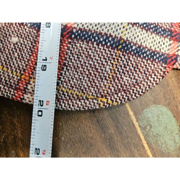 Mister Leonard Wool Blend Gray Plaid Skirt and Vest Set Womens size 10 Vintage 6 - Picture 9 of 12